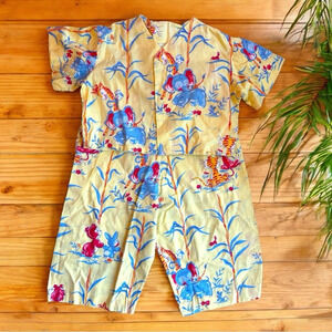 VINTAGE Handmade Two-Piece Baby/Toddler Capri Outfit - Estimated Size 2T